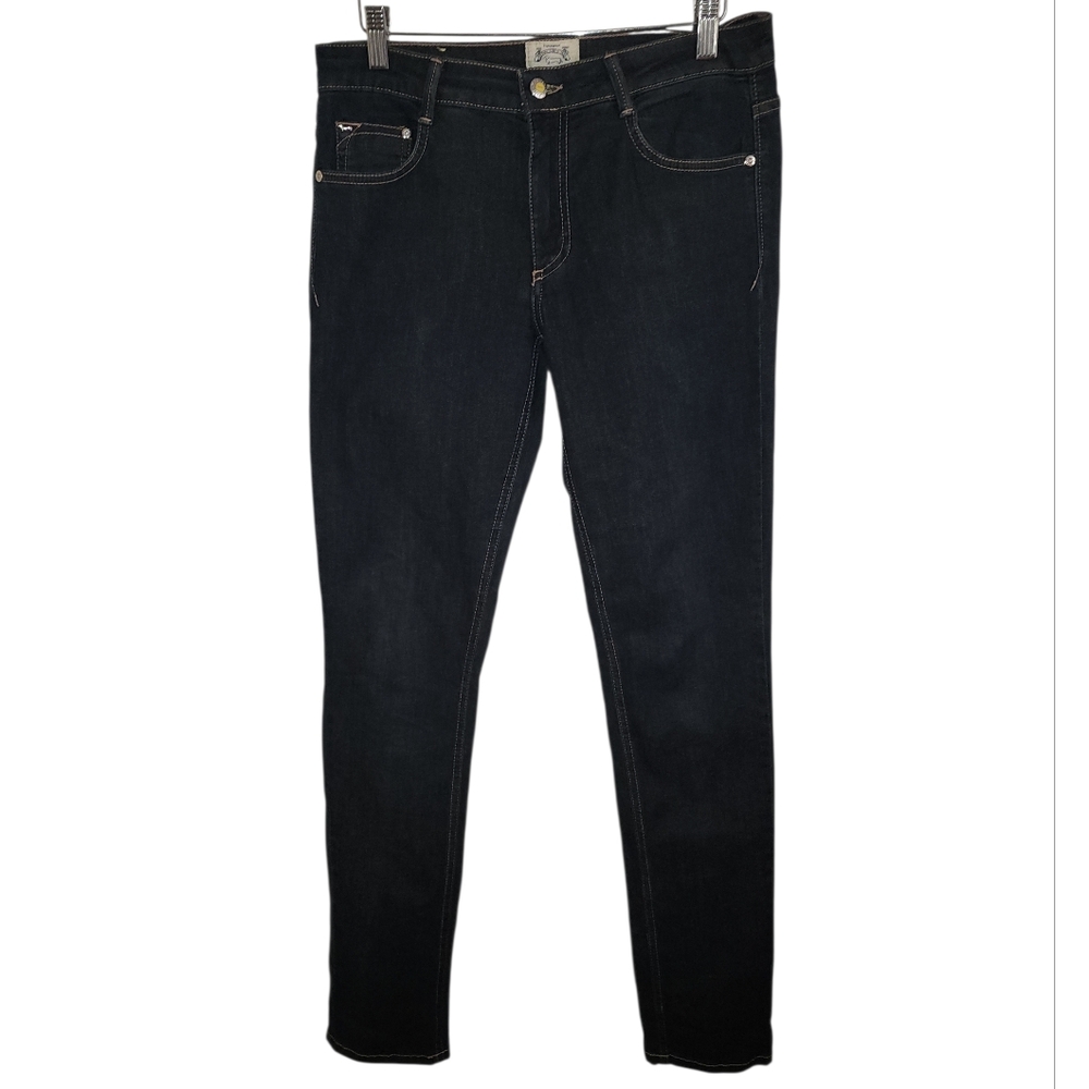 Harmont & Blaine Anna Mid Rise Straight Leg Italian Designer Jeans Women's